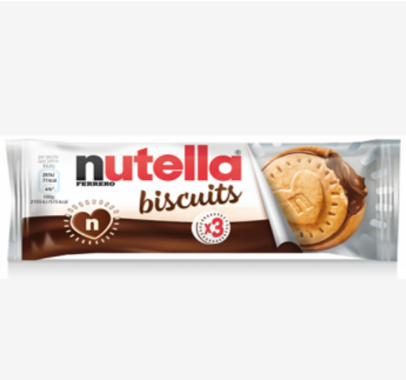 Biscuits Nutella dans les distributeurs de snacking l'Arôme