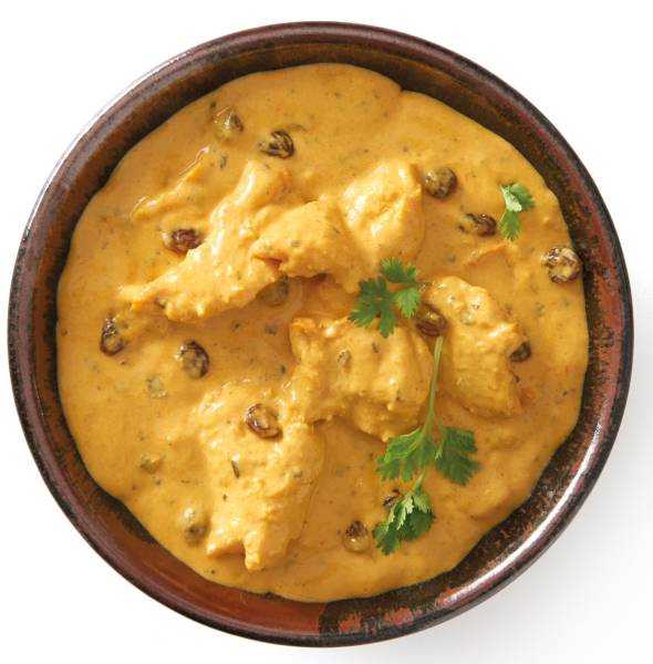 Poulet tikka massala dans les distributeurs de plats préparés l'Arôme à Marseille