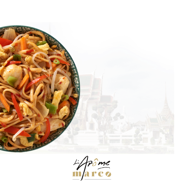 Plat traiteur cuisine du monde : Pad Thai