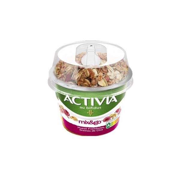 Activia Mix&Go dans nos distributeurs automatiques de snacking l'Arôme à Marseille